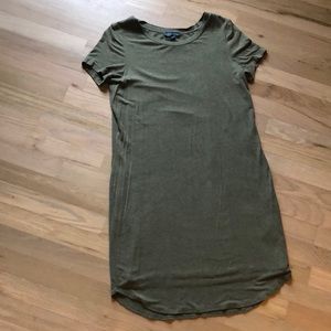 Olive Green Mini Dress